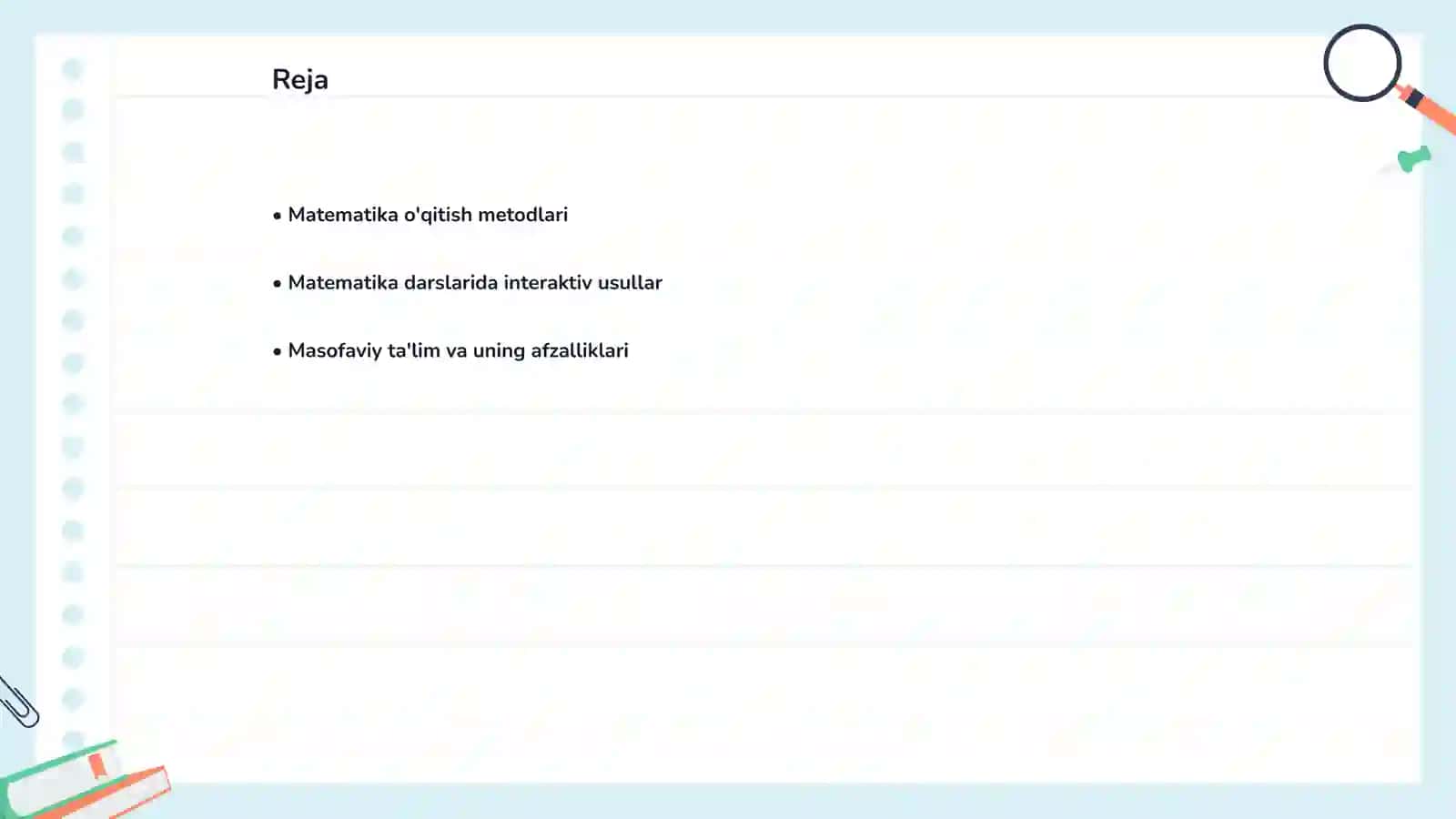 Matematika oʻqitishni tashkil etish shakllari 2