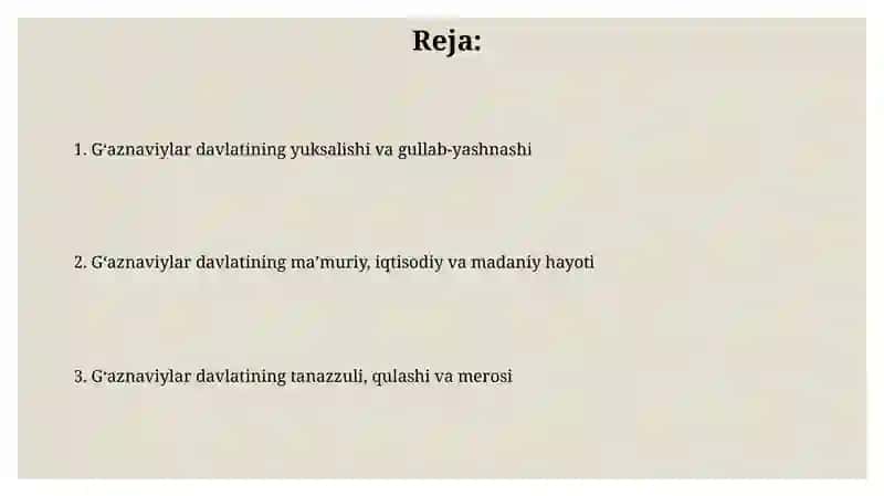G'aznaviylar davlati 2