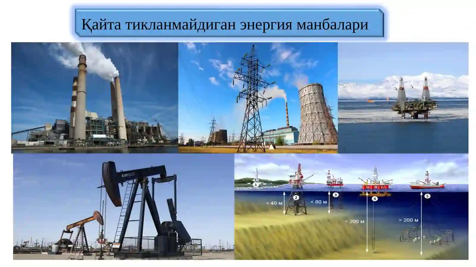 ЭНЕРГИЯ МАНБАЛАРИ ТУРЛАРИ ВА УЛАРНИНГ ЗАҲИРАЛАРИ 2