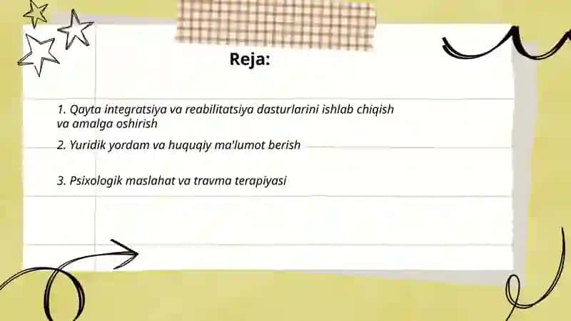 Huquqbuzarlik sodir etishga moilligi bo'lgan va jazoni ijro etish 2