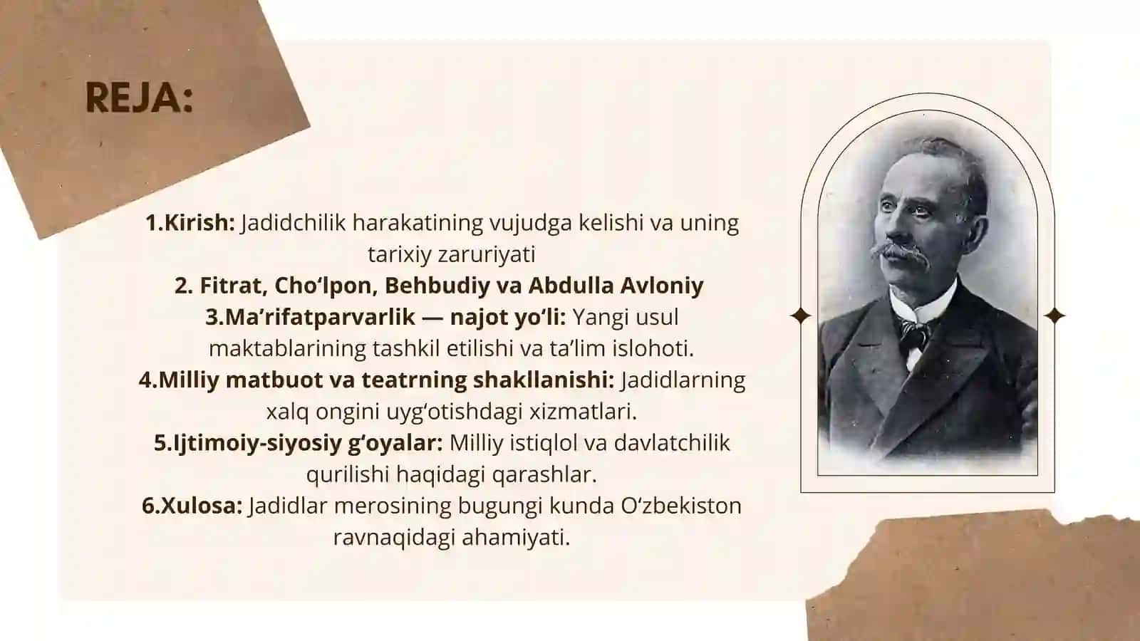 Jadidchilik harakatining millat ravnaqidagi ro’li 2