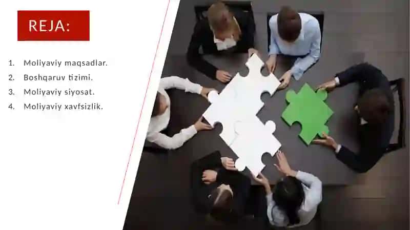 Moliyaviy rejalashtirish va tartibga solish mavzusida taqdimot 2