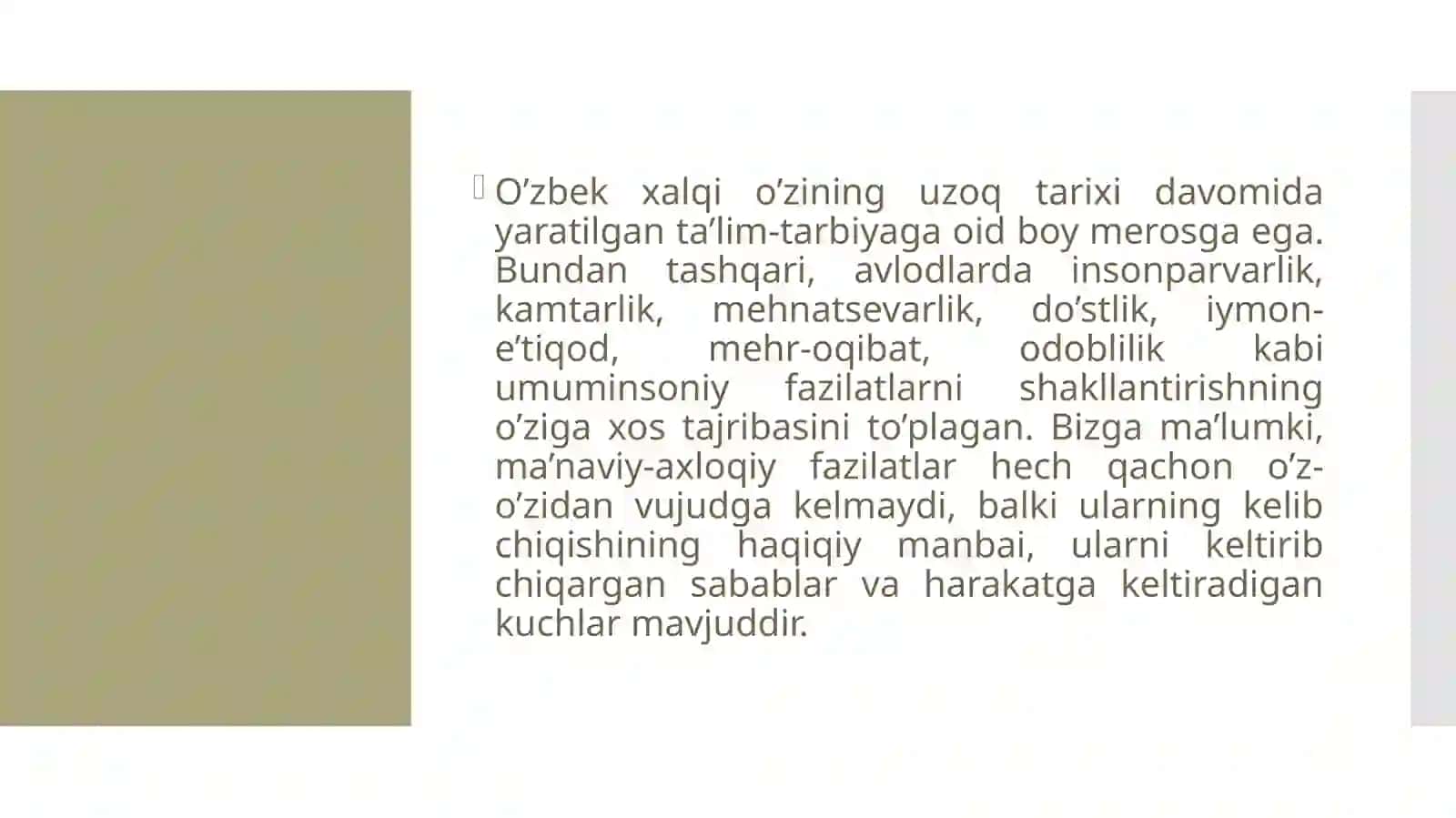 Sharq allomalarining ma’naviy merosining barkamol shaxsni tarbiyalashdagi ahamiyati 2