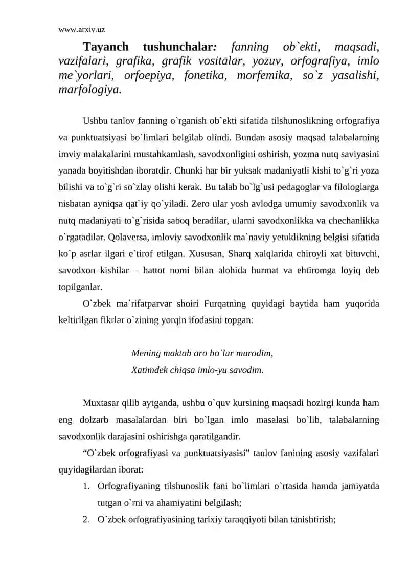Orfografiya va punktuatsiya 2