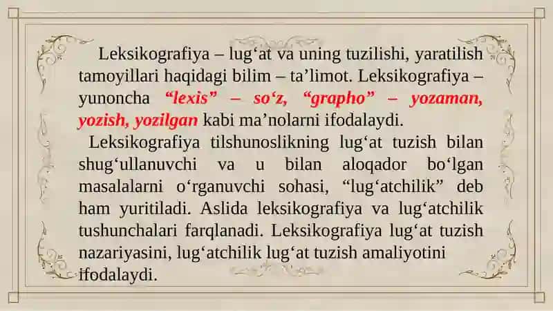 O‘zbek tili leksikografiyasi va fraziologiyasi 2