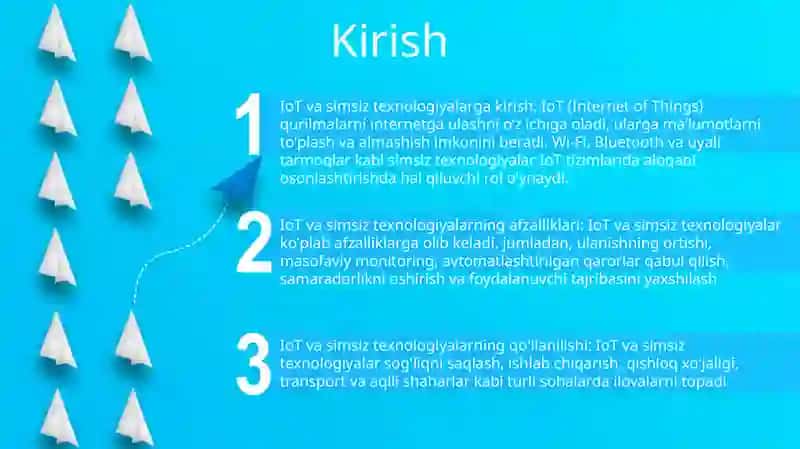 IoT va Simsiz Texnologiyalar 2