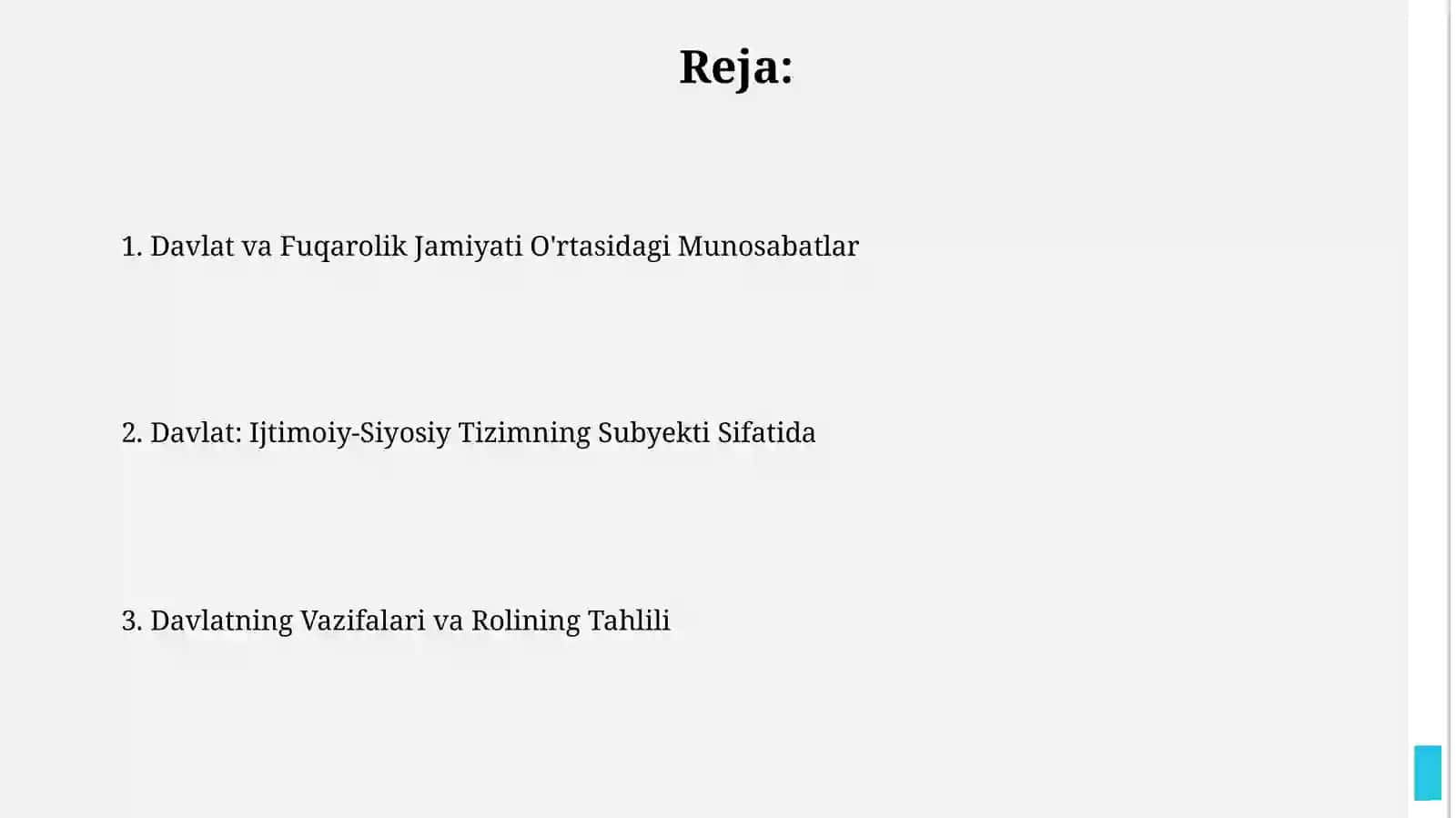 Davlat ijtimoiy-siyosiy tizimlarning sub’yekti sifatida 2
