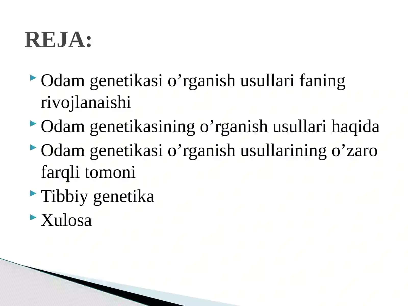 Tibbiygenetika 2