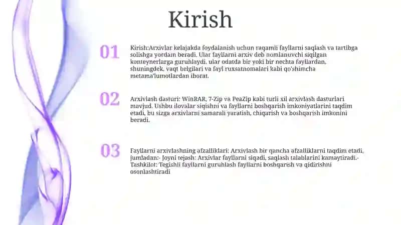 Arxivlashtirish Dasturlari 2