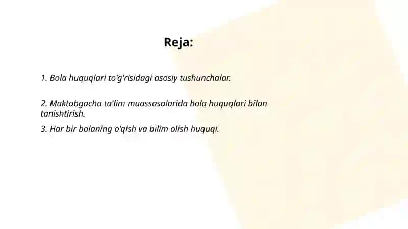 Bola huquqlari to'g'risida 2