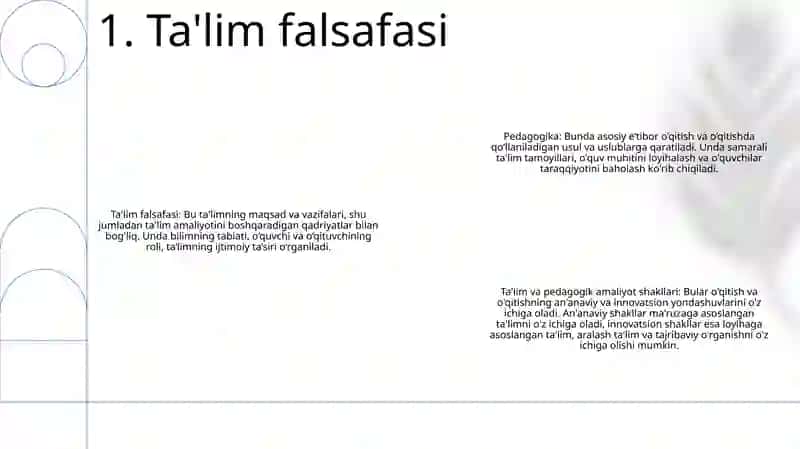 Ta'lim falsafasi 2