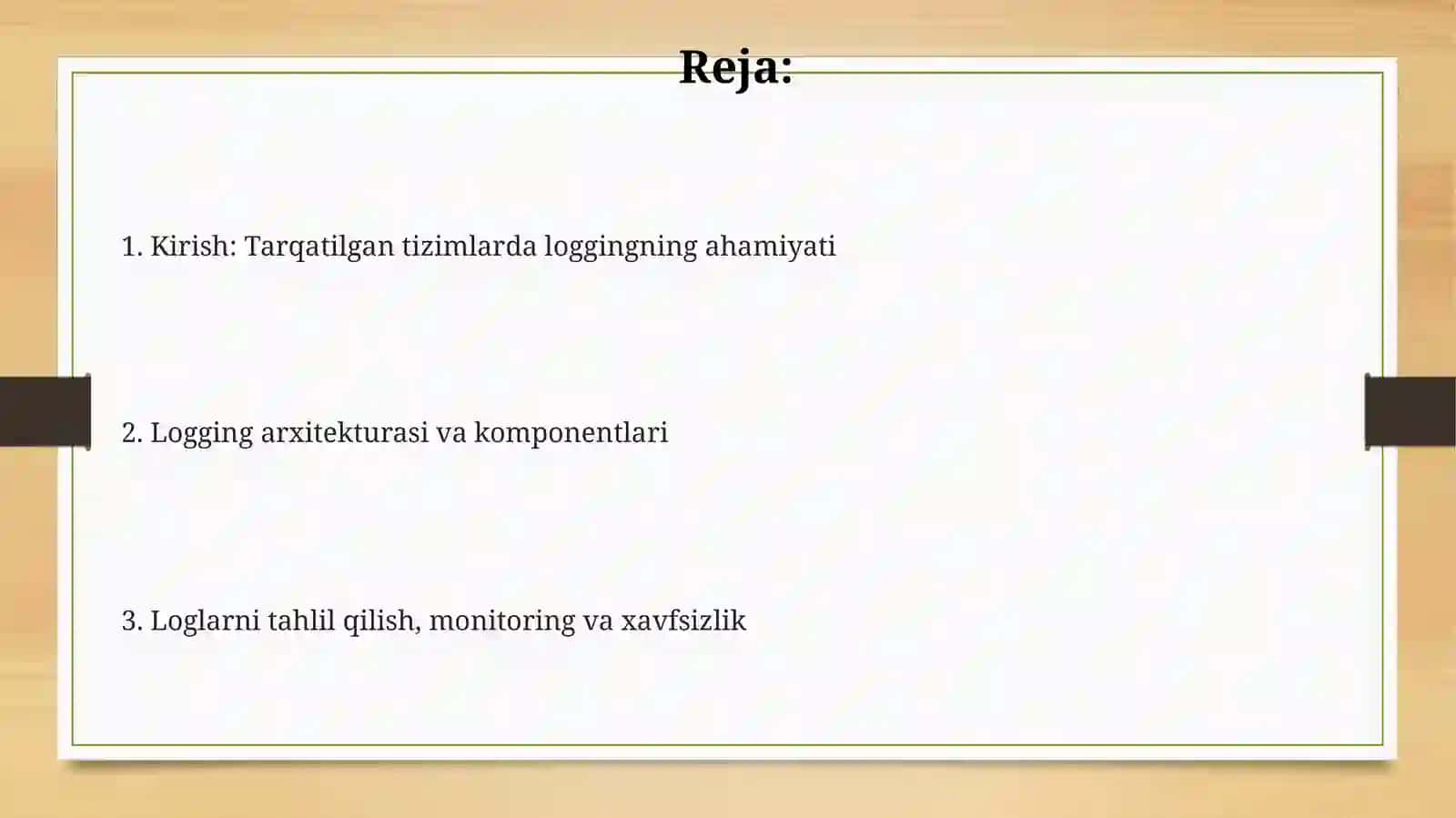 Loggingning ahamiyati va monitoring tizimlari 2