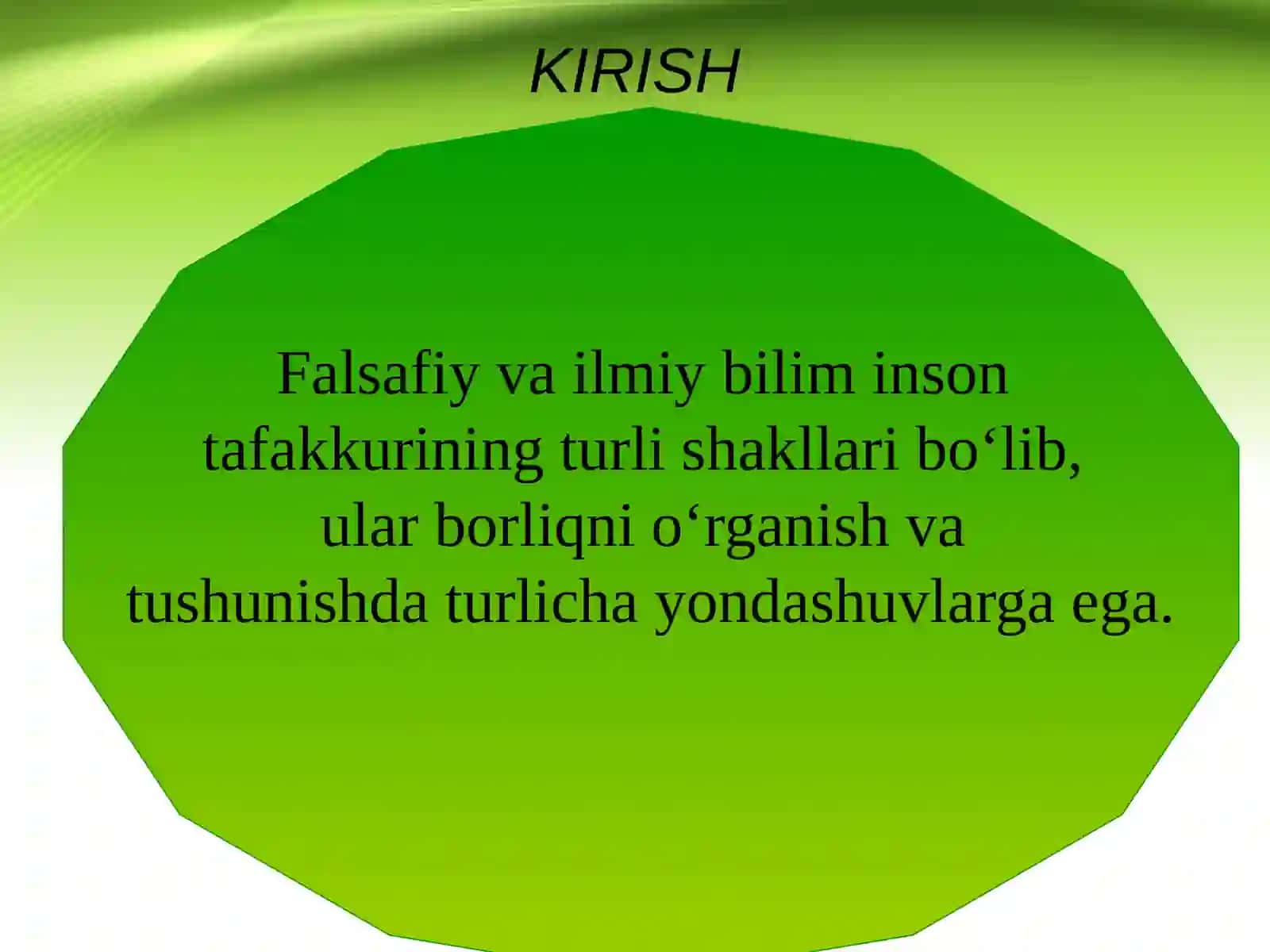 Falsafiy bilim va ilmiy bilimning farqi 2
