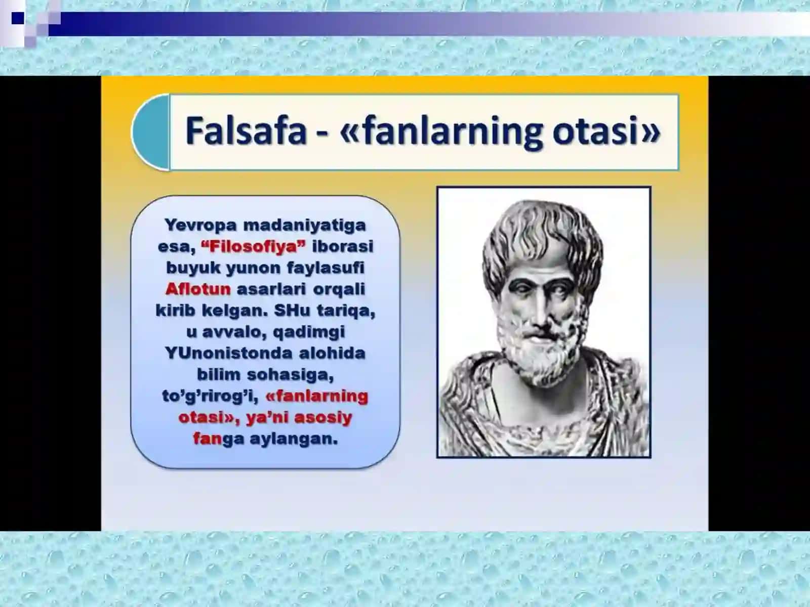 Yevropa mutafakkirlari: Platon, R. Dekart va D. Yumning falsafaga oid qarashlari 2