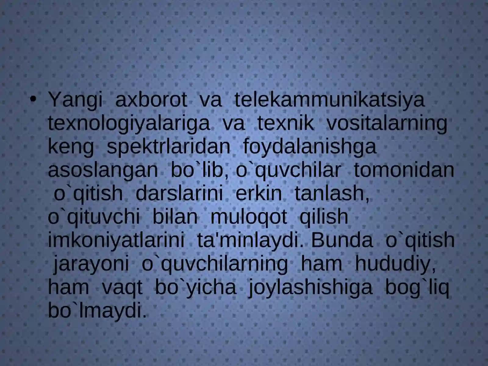 Pedagogika fanlarini o’qitishda masofaviy ta’limdan foydalanishning yo’llari 2