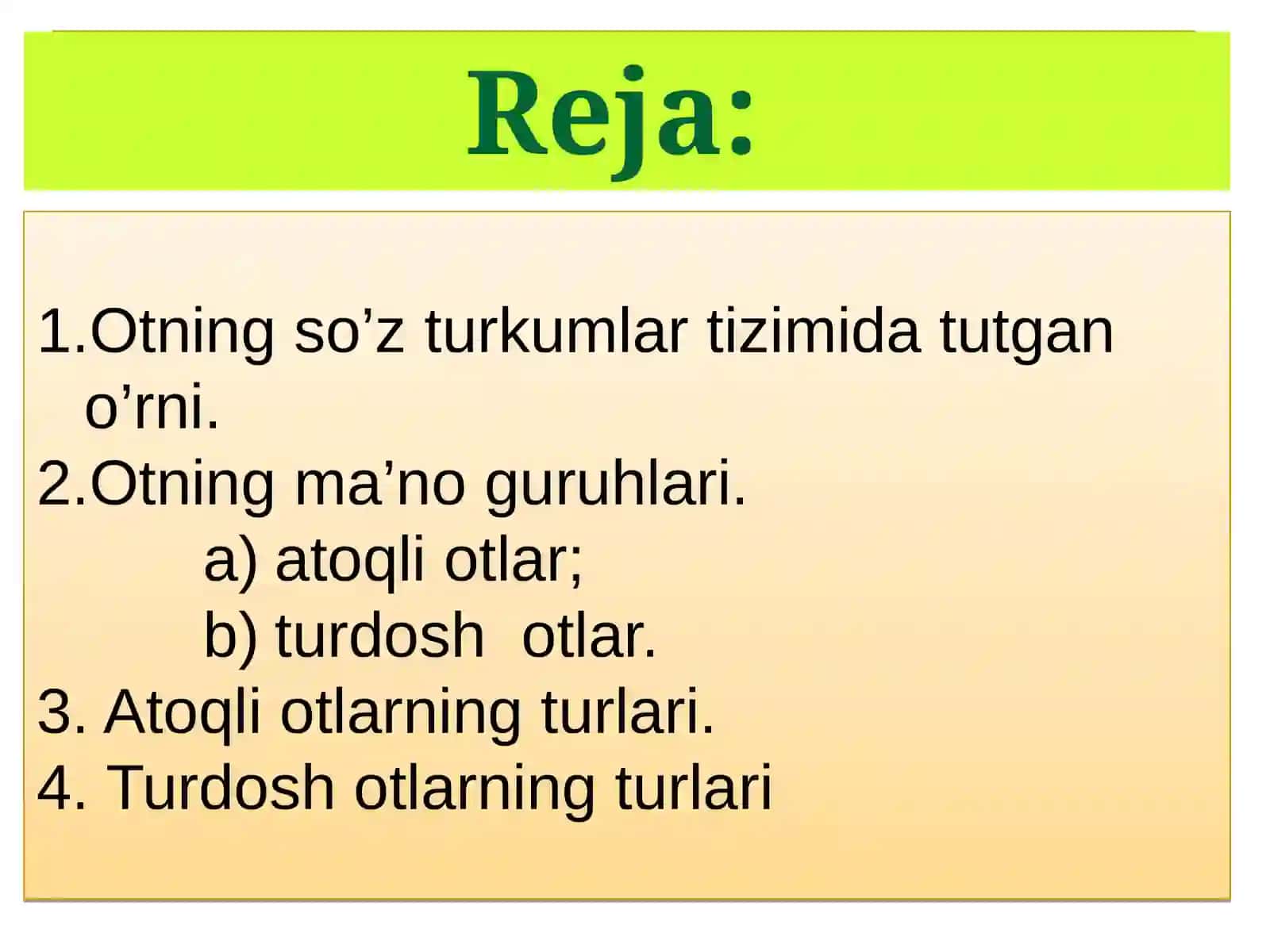 OTSO’Z TURKUMI va UNINGMA’NO TURLARI 2