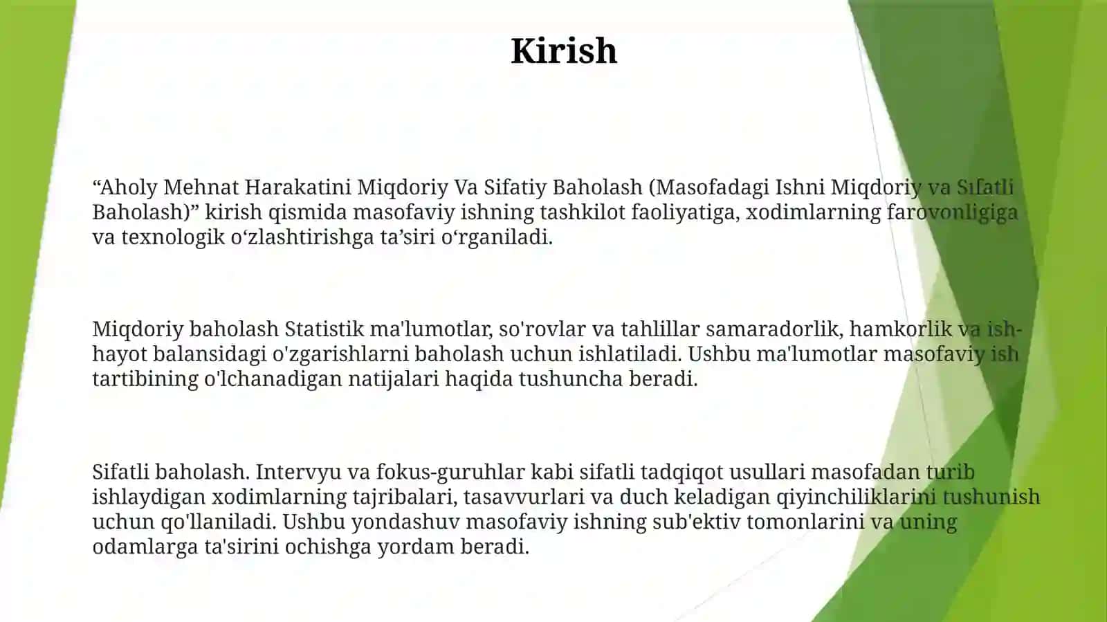 Aholi Mehnat Harakatini Miqdoriy VaSifatiyBaholash 2