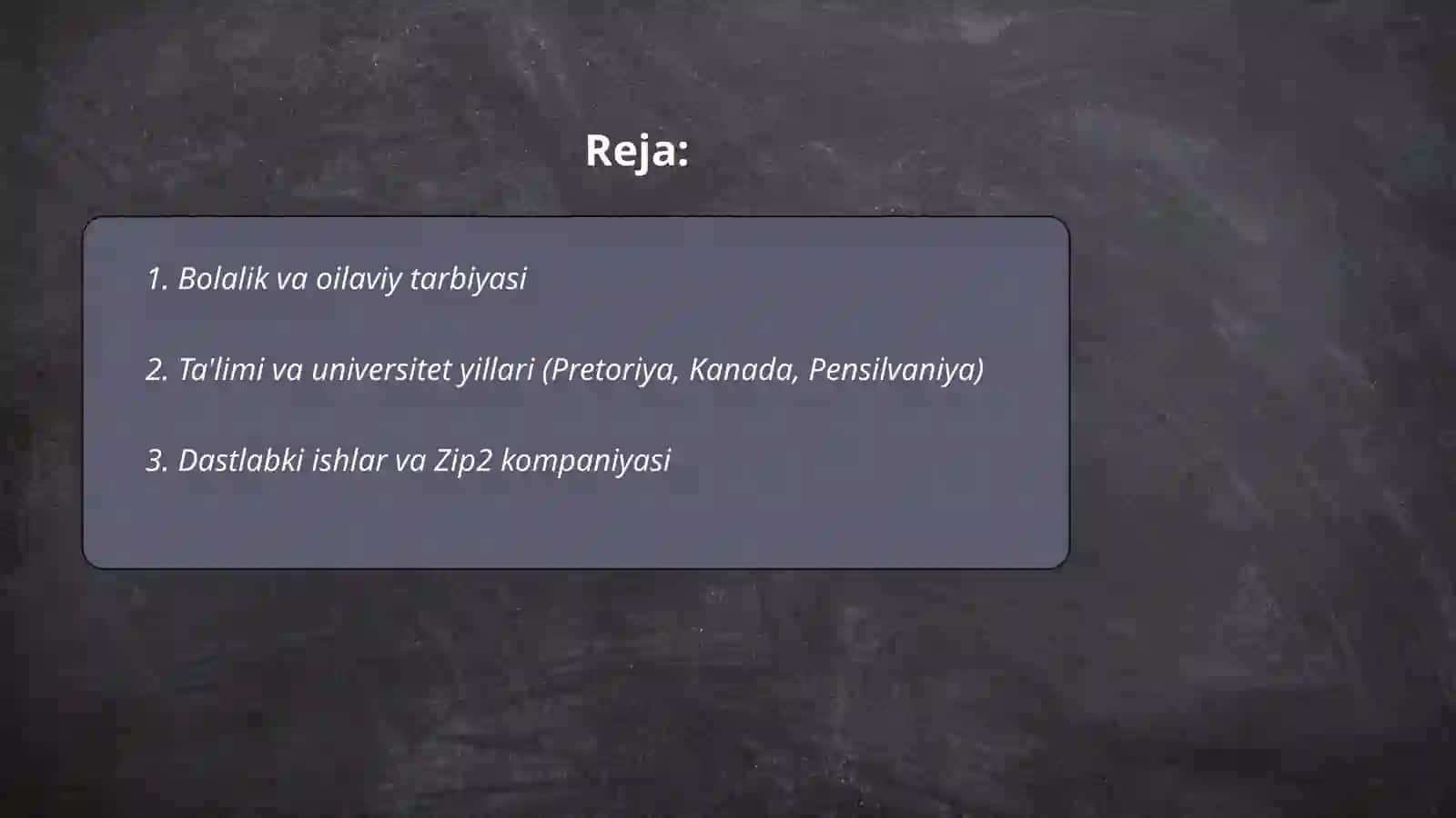 Elon musk hayoti 2