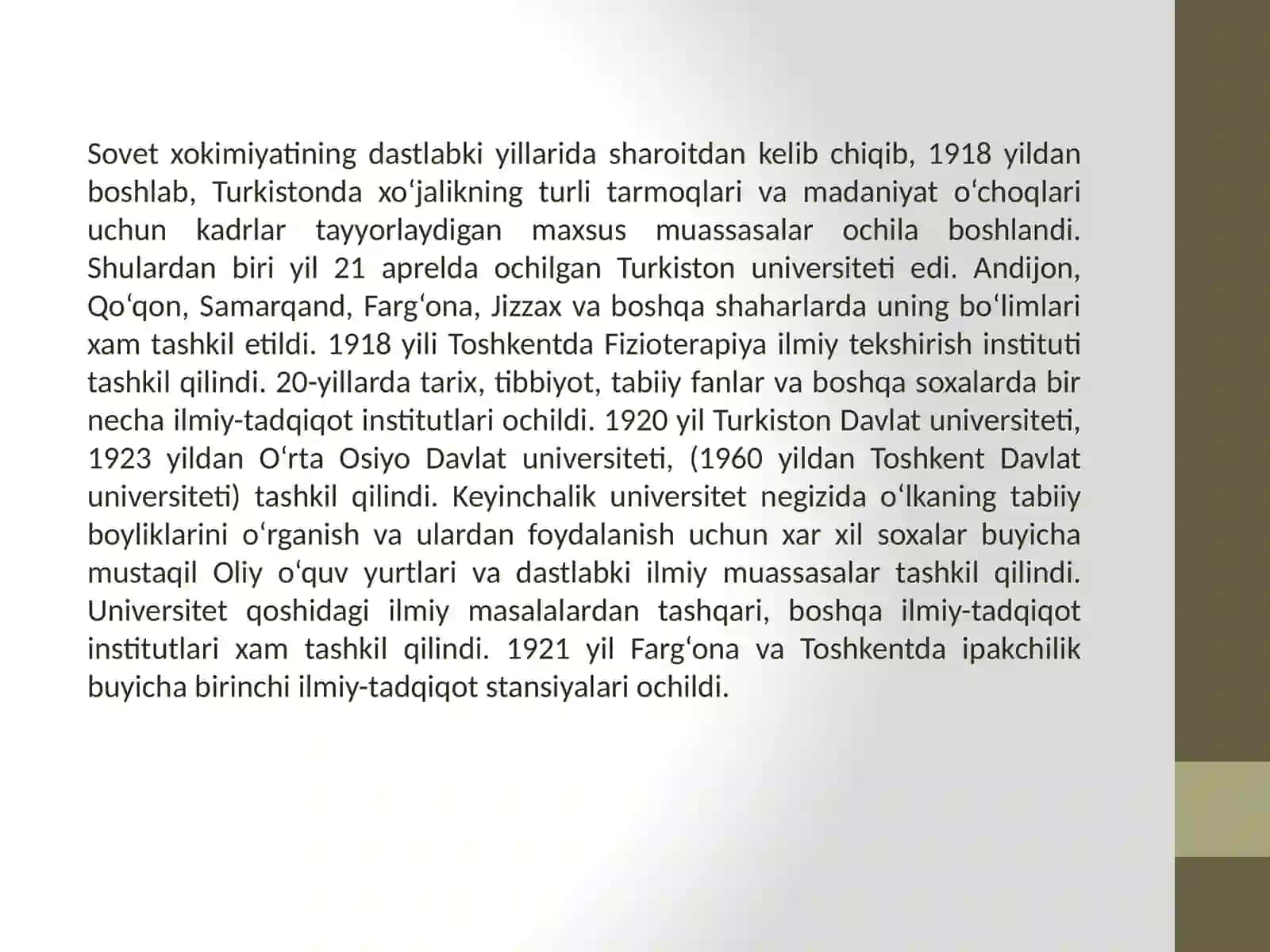 XX asrning birinchi yarmida ilmiy-texnika taraqqiyoti 2