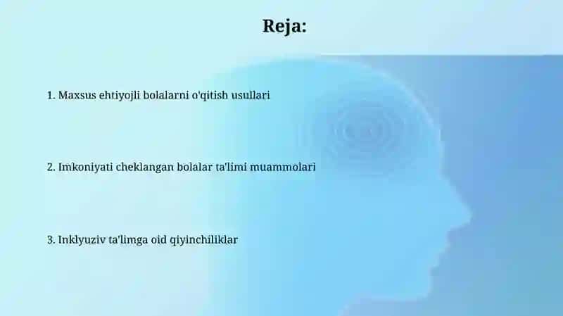 Mujassam nuqsonli bolalarning tarbiya masalalari 2