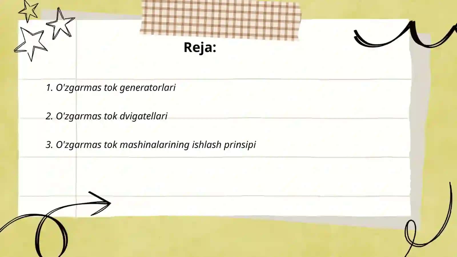 O'zgarmas tok elektr mashinalari 2