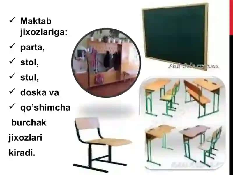Maktab jixozlariga gigiyenik baho berish 2