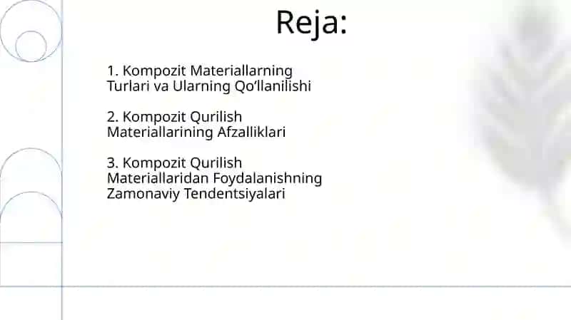 Kompozit Qurilish Materiallarining Qo‘llanilishi 2