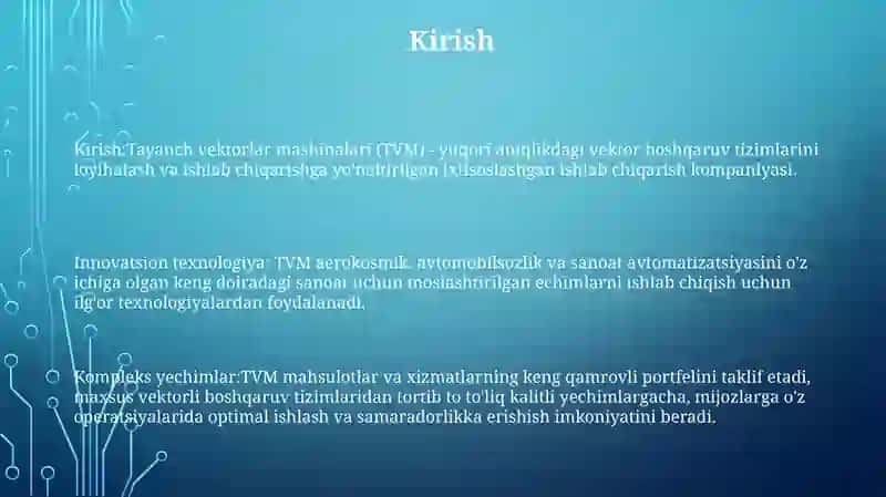 Tayanch Vektorlar Mashinalari 2