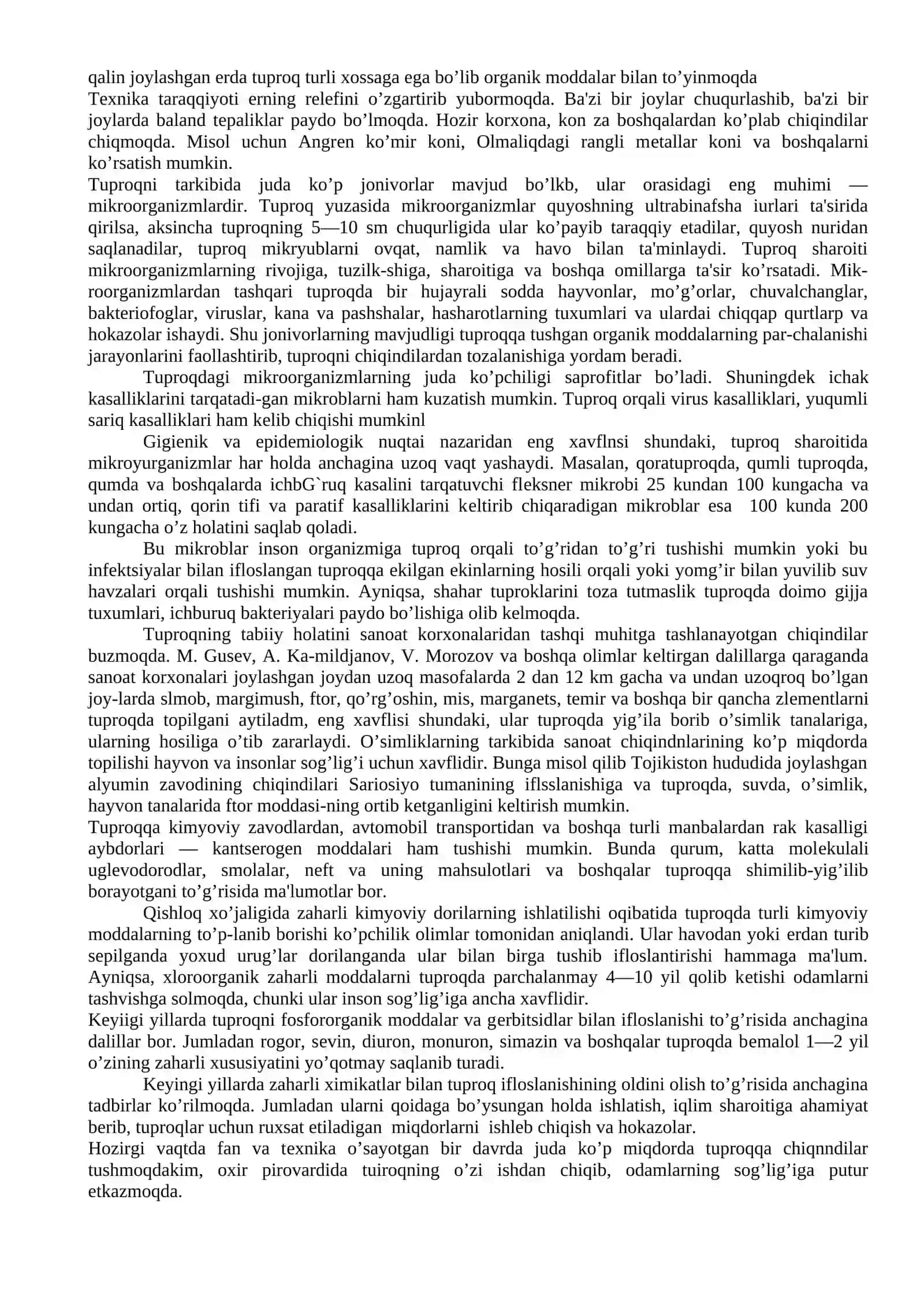 Ma'ruza №10 2