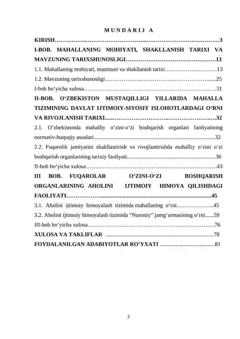 MUSTAQILLIK YILLARIDA O‘ZBEKISTONDA O‘Z-O‘ZINI BOSHQARISH ORGANLARI FAOLIYATINI TAKOMILLASHIB BORISHI (1993-2017-yillar misolida) 2
