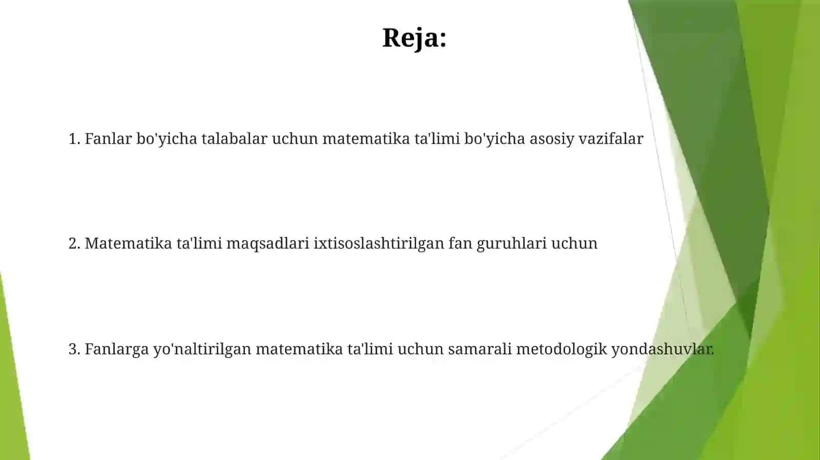 Matematika va Fan Fanlarini Integratsiyalash 2