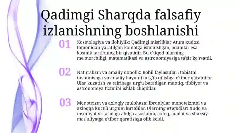 Qadimgi Sharqda Falsafiy Bilimlarning Paydo BoʻLish Jarayoni 2