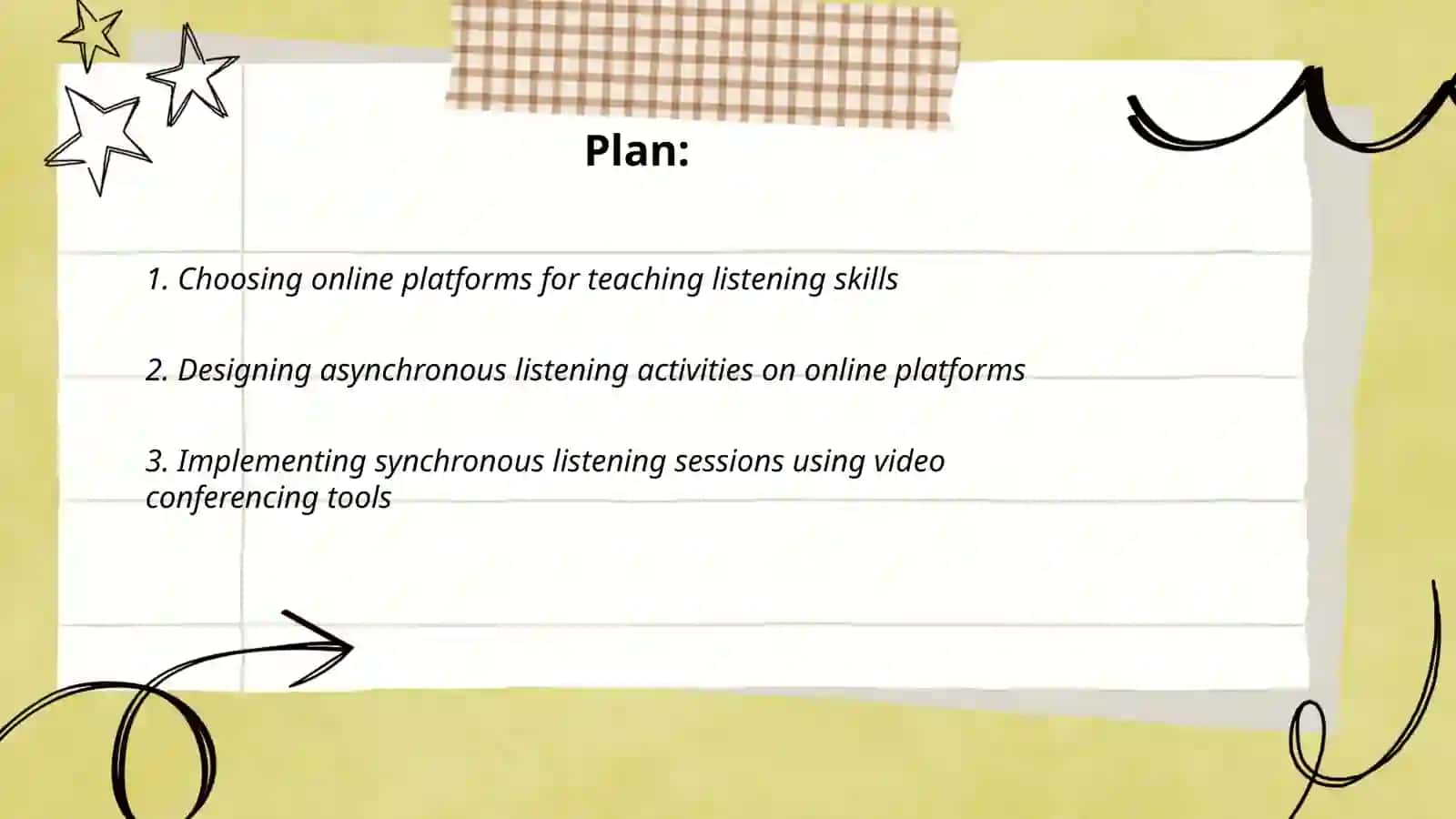 Using online platforms in teaching and listening 2