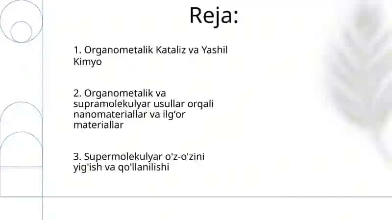 Metall-Organik Ramkalar (MORlar) 2