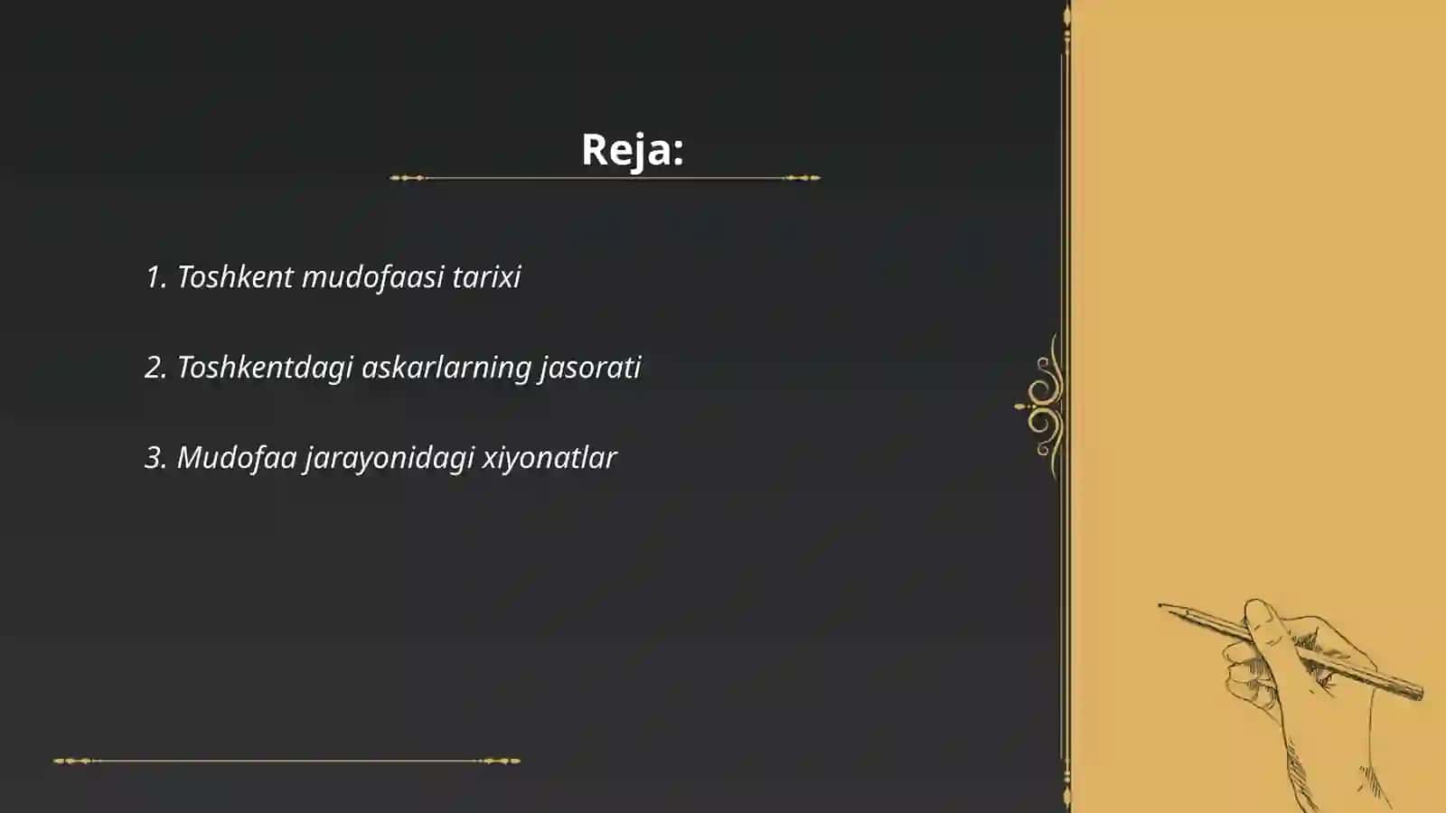 Toshkent mudofasidagi jasorat va hiyonat 2