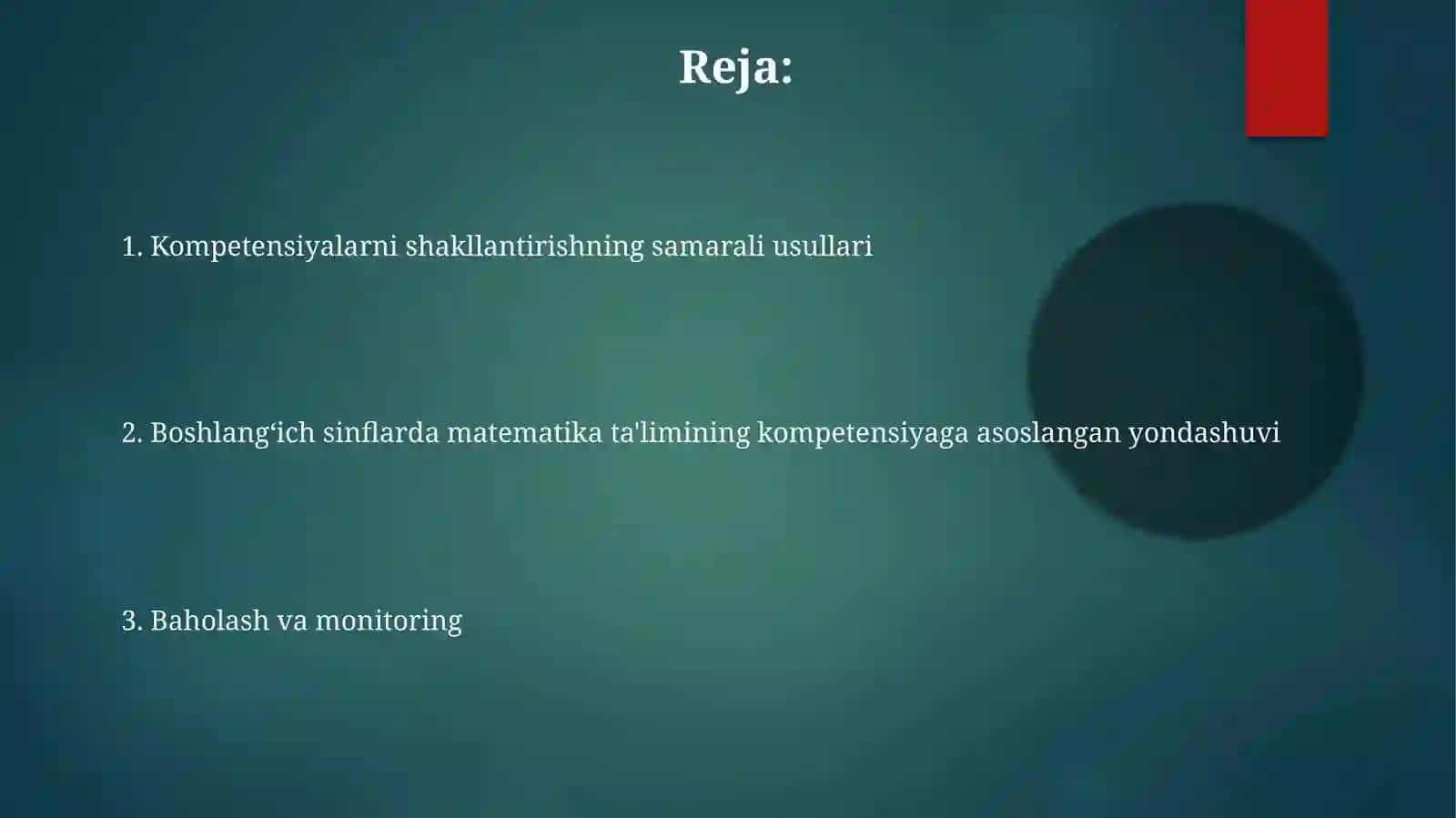 Boshlang'ich sinflarda matematika òqitishda kompetinsiyaviy yondashuv 2