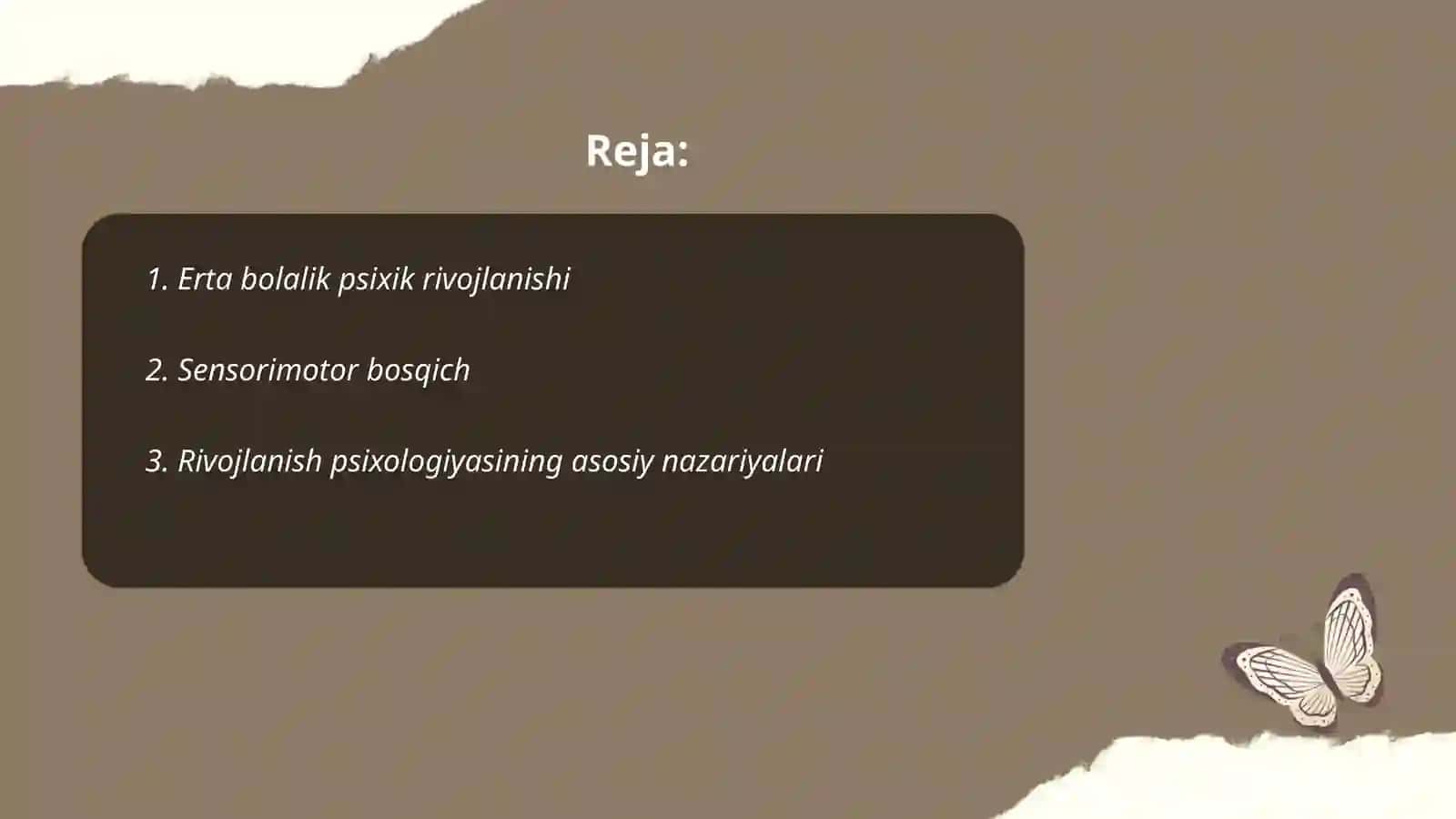 Bolaning psixik rivojlanishi 2