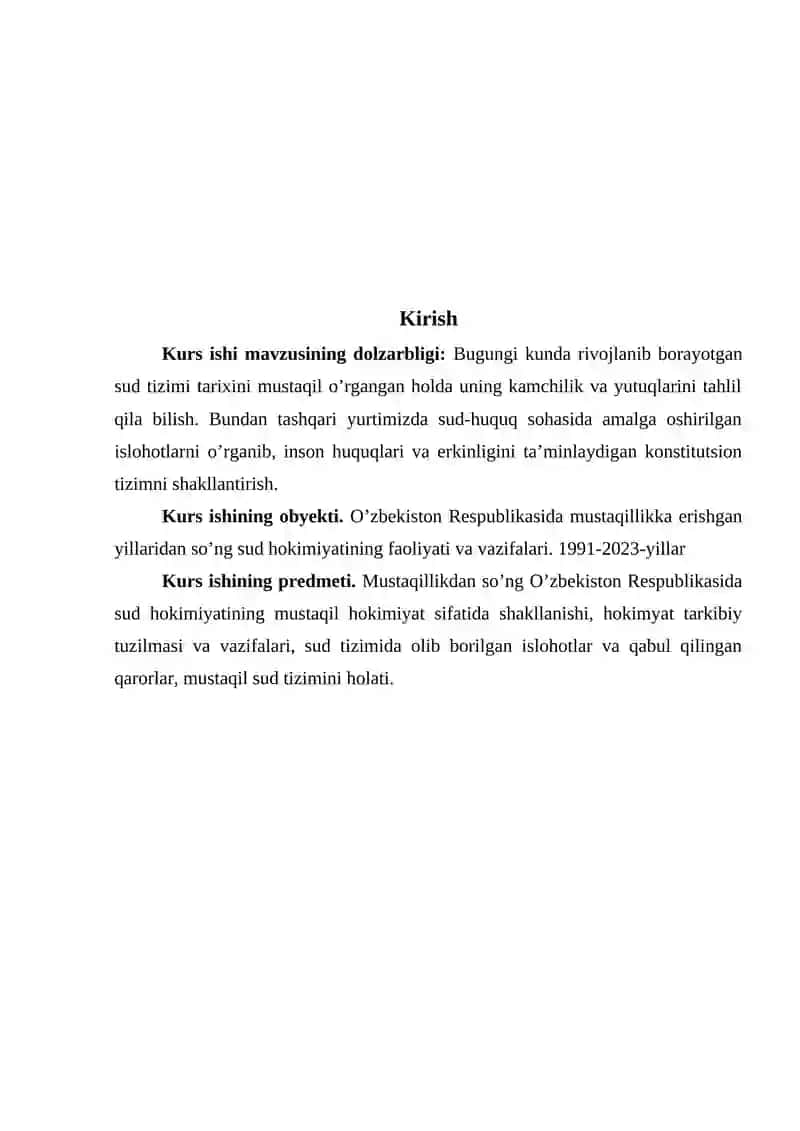 SUD HOKIMIYATINING SHAKLLANISHI VA RIVOJLANISHI 2