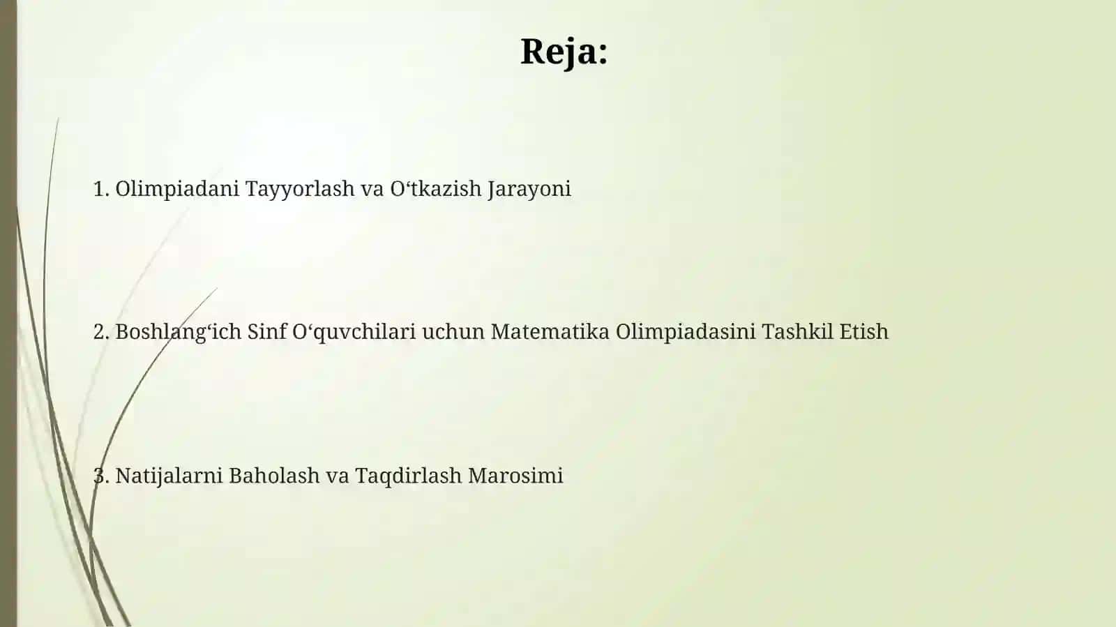 Boshlang‘ich sinflarda matematikadan olimpiadalar o‘tkazish 2