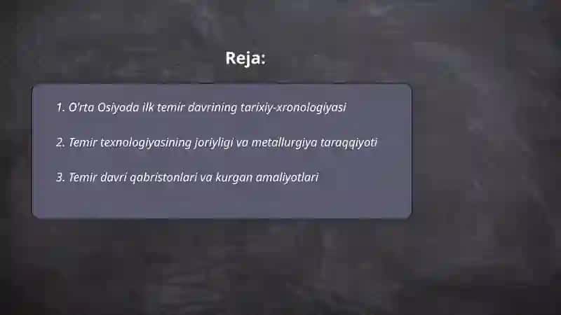 O'rta Osiyoning ilk temir va antik davri tarixiy-madaniy jarayoni 2