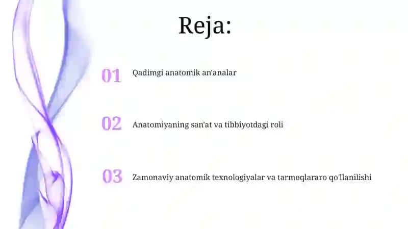 Anatomiya fanining rivojlanish tarixi va boshqa fanlar bilan aloqasi 2
