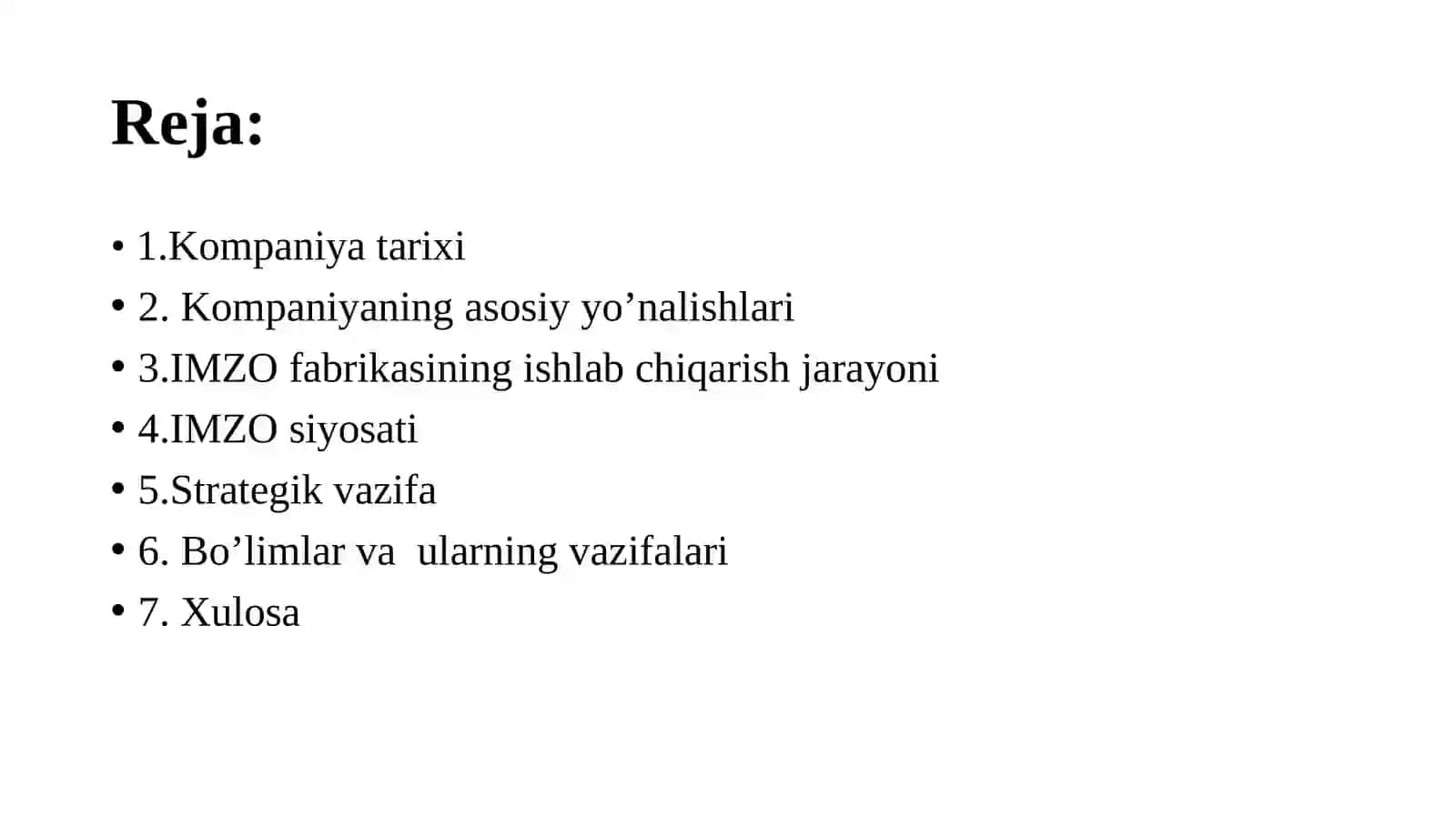 Kompaniya tarixi 2