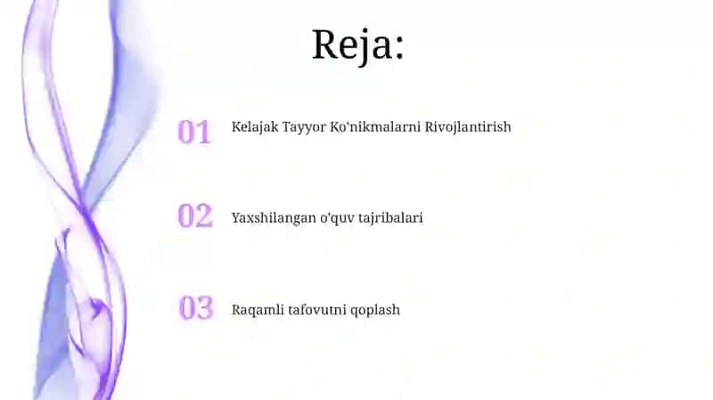 Kelajak Tayyor Ko'nikmalarni Rivojlantirish 2