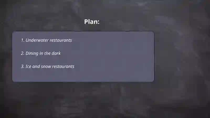 Underwater restaurants 2