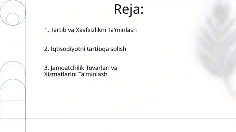 Davlatning funksiyalari 2