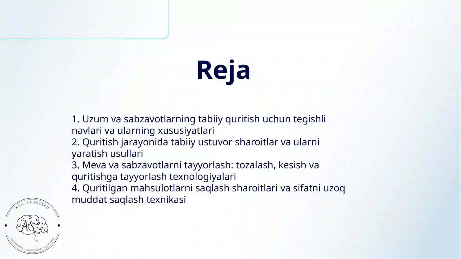MEVA – UZUM VA SABZAVOTLARNI TABIIY USULDA QURITISH 2