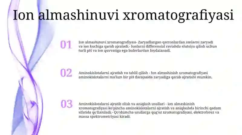 Aminokislotalarni Ajratib Olish Va Aniqlash Usullari 2