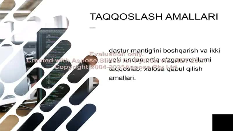 Pythonda Mantiqiy Masalalarni Dasturlash 2