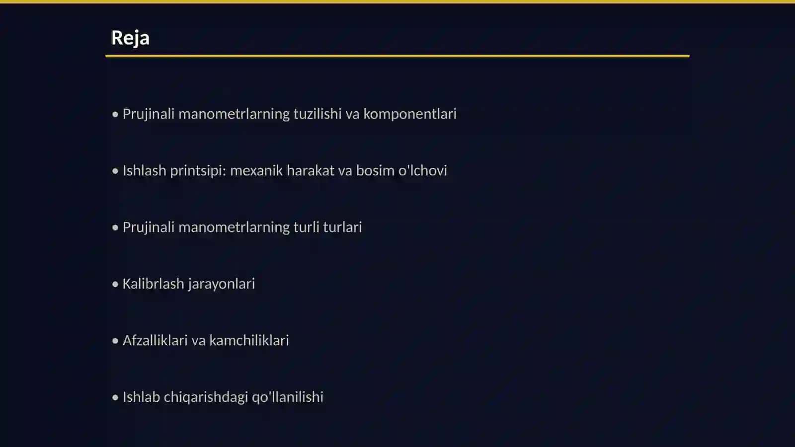 Prujinali manometrlarning tuzilishi va komponentlari 2