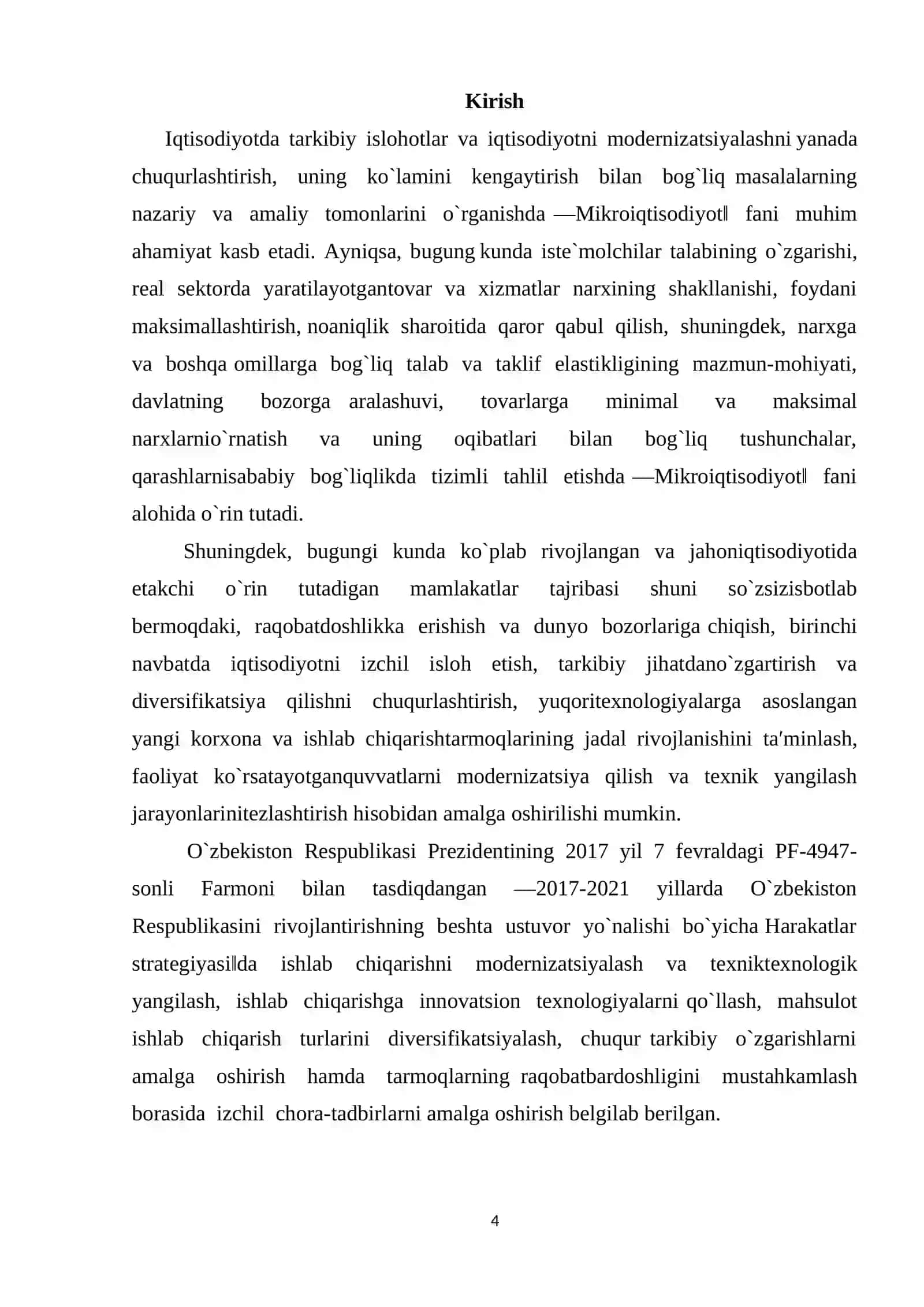 Raqobatlashmagan bozor sharoitida monopol narx belgilash va bozor hokimyati 2